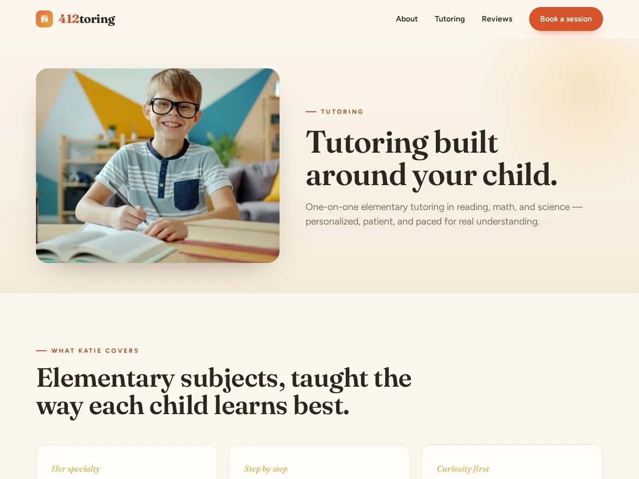 412Toring Tutoring page