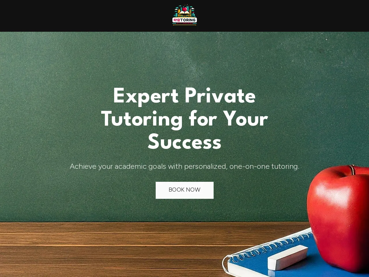 412toring.com before the redesign — a dated chalkboard template