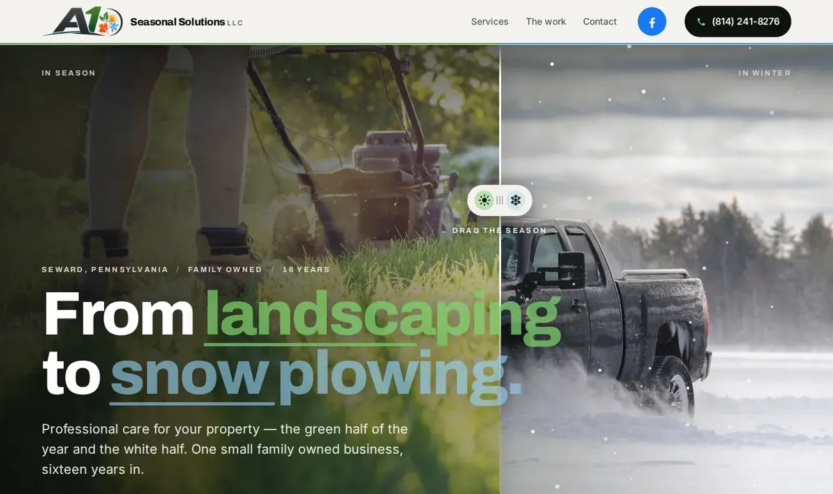 A1 Seasonal Solutions, new website