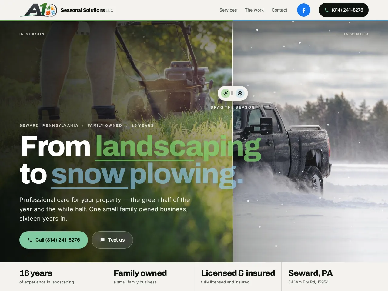 A1 Seasonal Solutions website now
