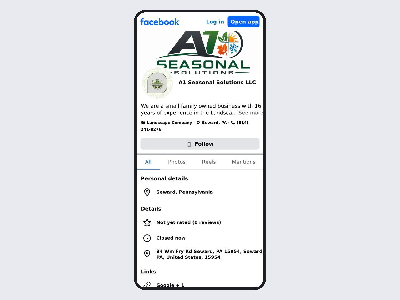A1 Seasonal Solutions, before
