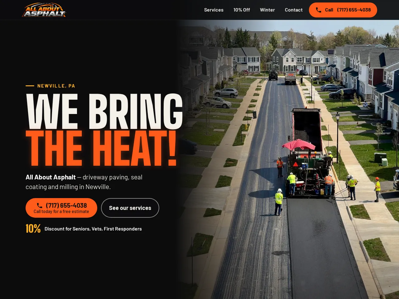 All About Asphalt website now