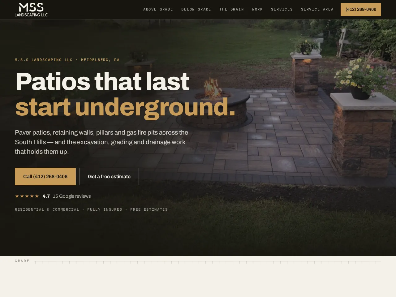 M.S.S Landscaping website now