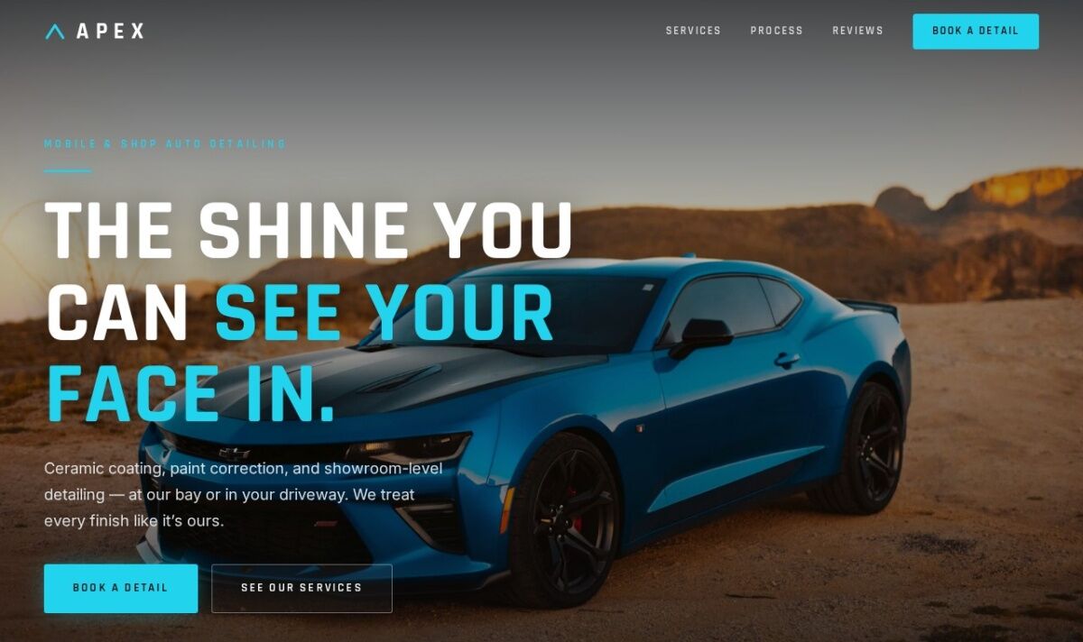 auto website design — concept by Pittsburgh IT
