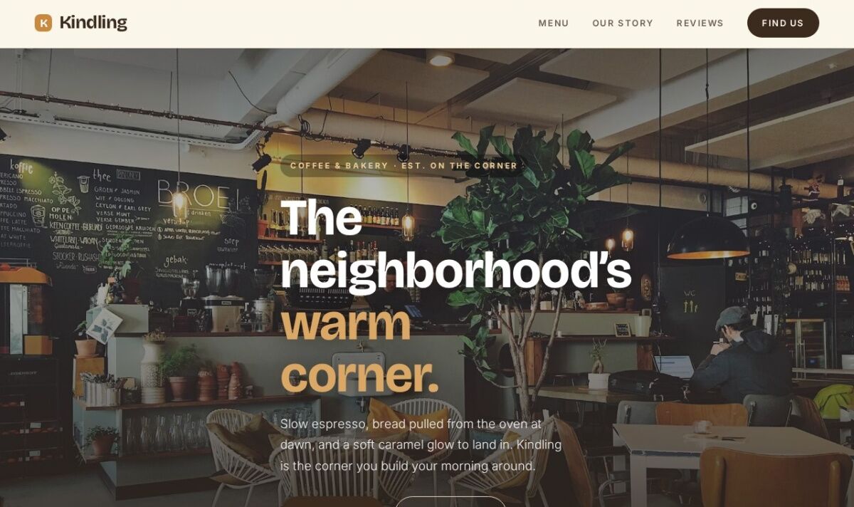 coffee website design — concept by Pittsburgh IT